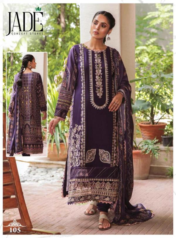 JADE AFLINA Lawn Cotton Designer Exclusive Dress Material